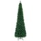 5/6/7/8/9ft PVC Artificial Slim Pencil National Christmas Tree with Metal Stand